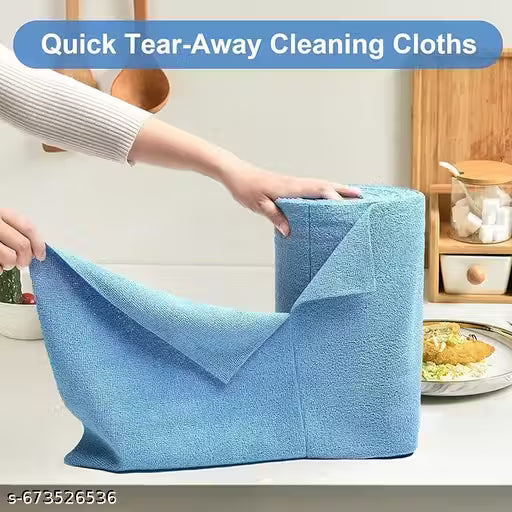 Microfiber Cleaning Cloth Roll – Reusable Kitchen Towel Roll (20 Pack)
