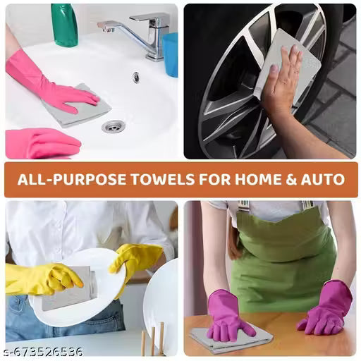 Microfiber Cleaning Cloth Roll – Reusable Kitchen Towel Roll (20 Pack)