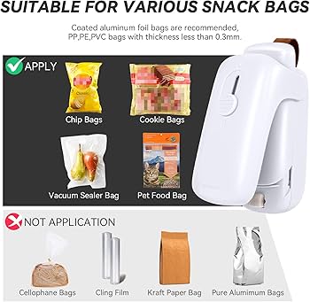 Portable Mini Sealing Machine (Chargeable - Type C)