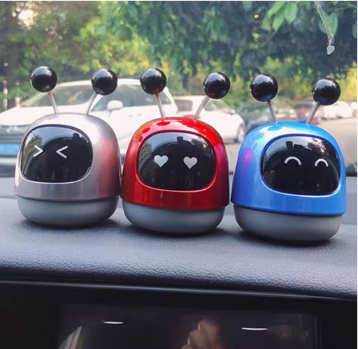 Micro-Cute Robot Car Dashboard Fragrance Perfume Diffuser