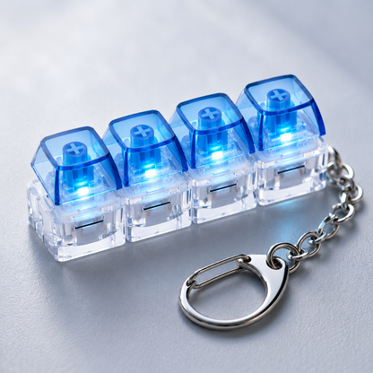 Mechanical Keyboard Fidget Keychain