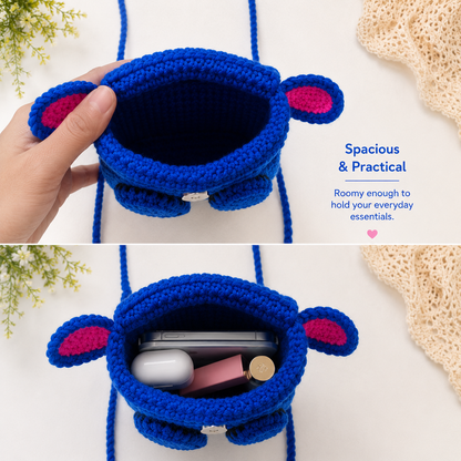 Handmade Crochet Stitch Sling Bag