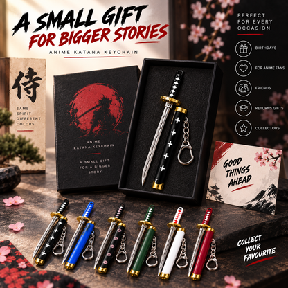 Anime Katana Sword Keychain