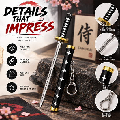 Anime Katana Sword Keychain