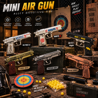 Mini Air Gun with Target & Bullet Set