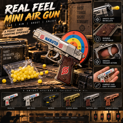 Mini Air Gun with Target & Bullet Set