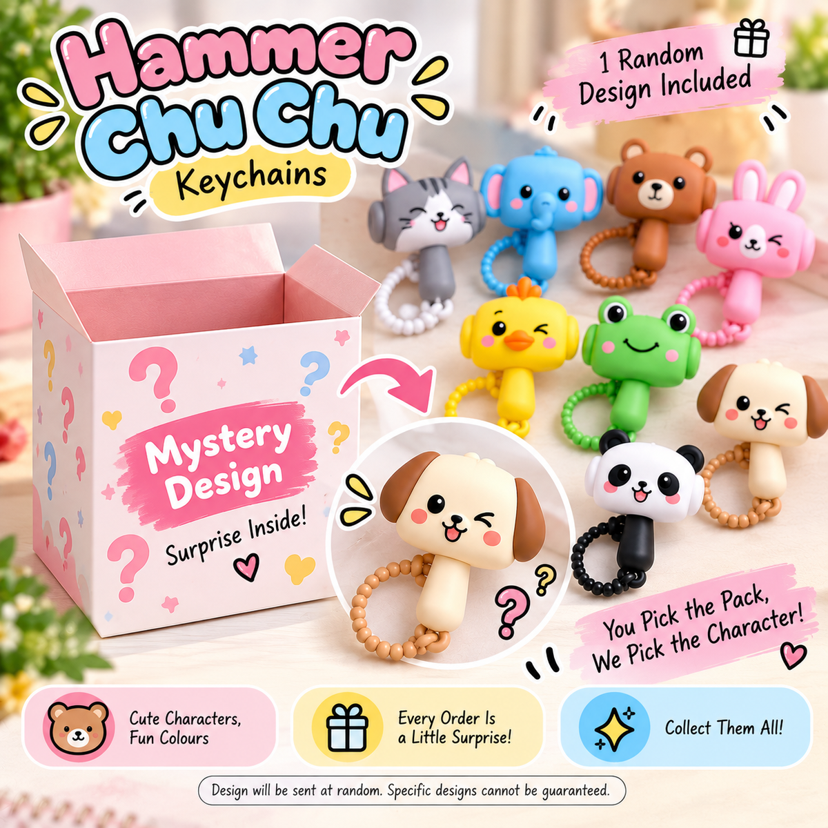 Hammer Chu Chu Keychains 🔨🐰