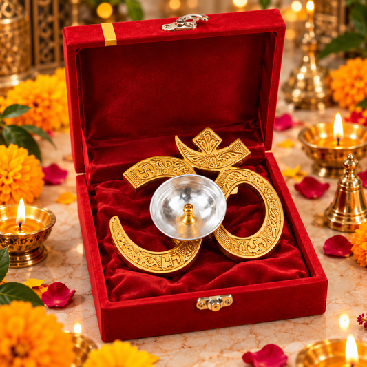 Luxury Om Diya – Premium Diwali Gift