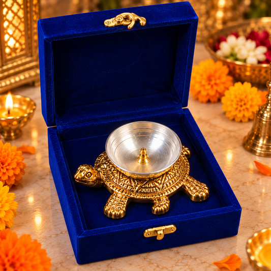 Luxury Turtle Diya – A Symbol of Prosperity & Positivity