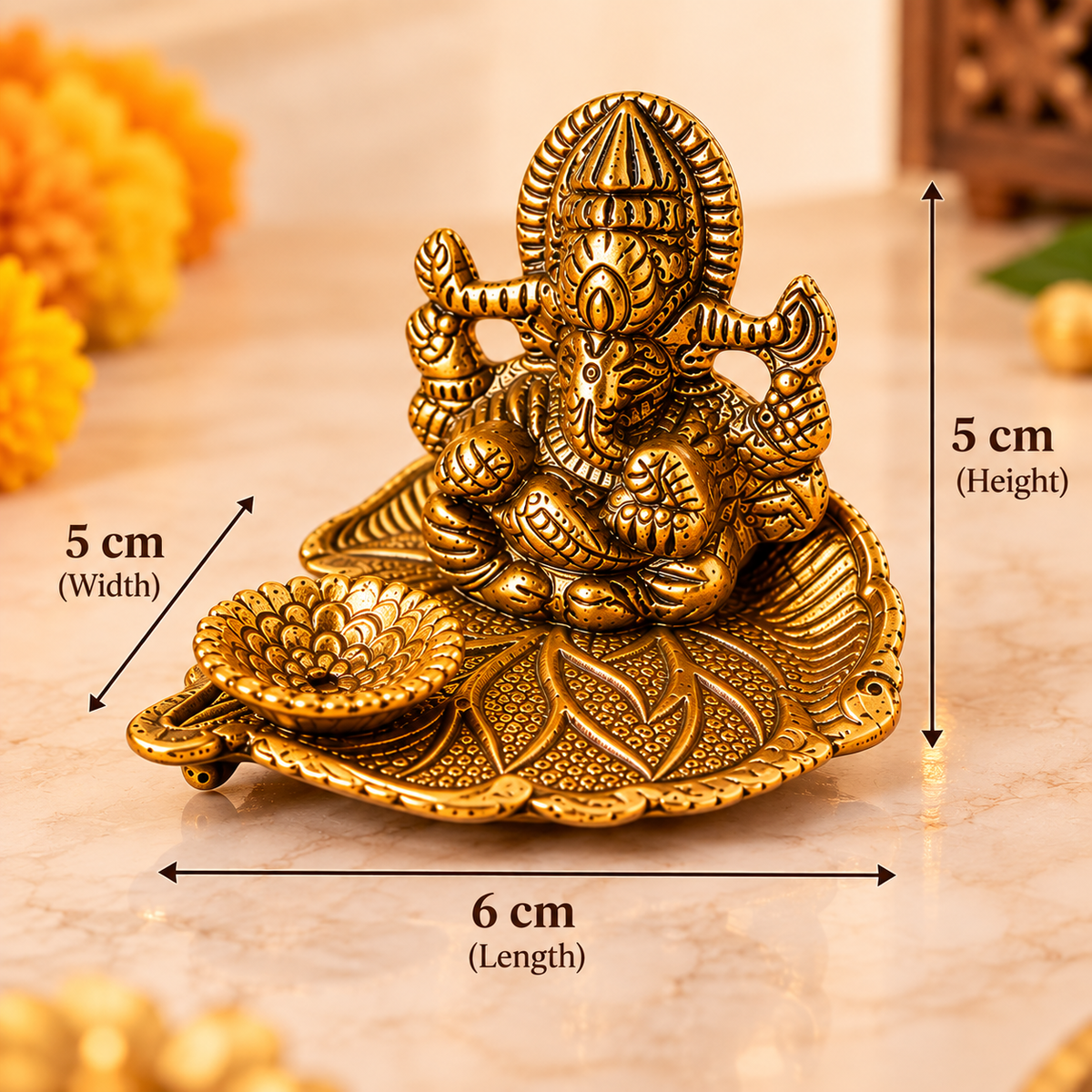Ganesh Diya – Symbol of Wisdom, Prosperity & New Beginnings
