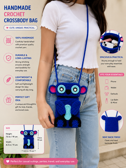 Handmade Crochet Stitch Sling Bag
