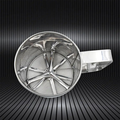 Manual Stainless Steel Flour Sifter Cup
