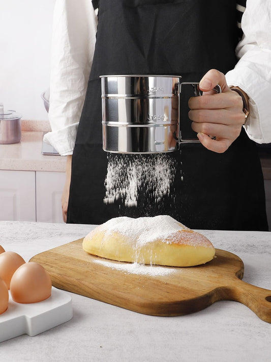 Manual Stainless Steel Flour Sifter Cup