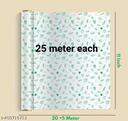 Non-Stick Food Wrapping Paper Roll / Roti Wrap / Parchment Paper – 25 Meter (Pack of 2)