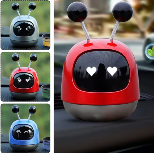 Micro-Cute Robot Car Dashboard Fragrance Perfume Diffuser